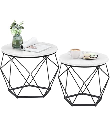 Amazon.co.jp: IKEA(イケア) SVALSTA ネストテーブル2点セット