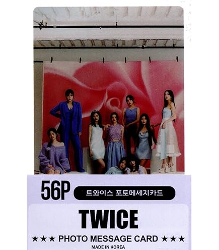Amazon.co.jp: TWICE トゥワイス グッズ フォトメッセージカード