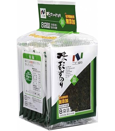 Amazon.co.jp: はごろも 味付おかずのり 8P 青印 8切6枚×8袋入り (5183