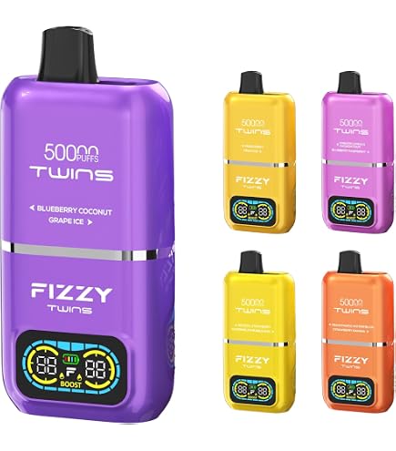 Amazon | メーカー公式｜Fizzy Twins 50,000パフ×2フレーバー切替型