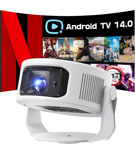 Amazon.co.jp: 【自動レンズ保護 】Jimveo プロジェクター 家庭用 4K