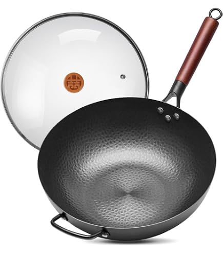 Amazon | ハイブリッド ノンスティック 中華鍋 【30cm】 [焦げ付き防止