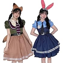 Amazon.co.jp: [MEYOIJK] ハロウィン コスプレ ウサギ警察 キツネ詐欺