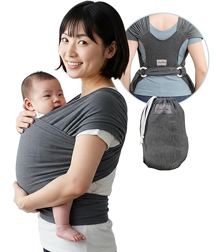 Amazon.co.jp: 沖縄子育て良品 ベビースリング【快適はっぴースリング