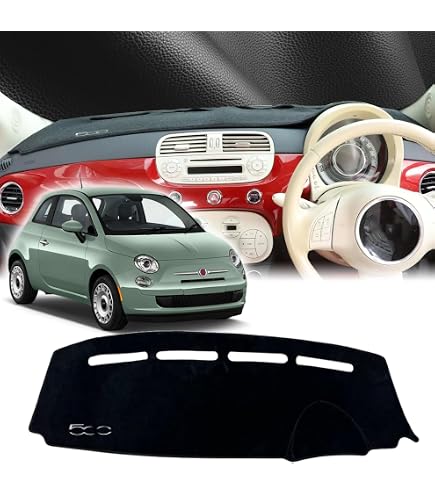 Amazon | CATUSIKI ダッシュボードマット フィアット Fiat 500 2008