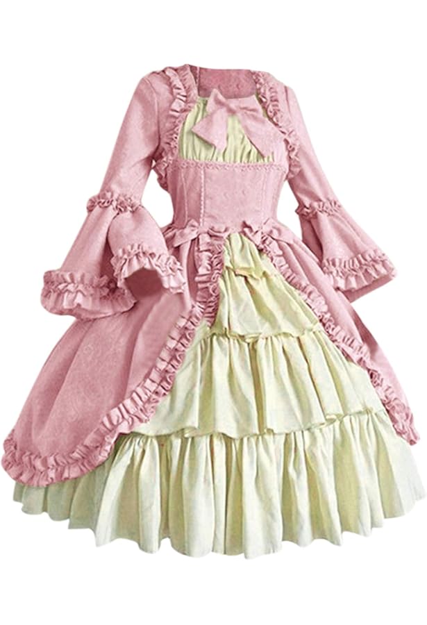 Amazon.co.jp: [dress Foreted] ゴスロリ 長袖 ロング ドレス