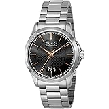 [グッチ] 腕時計 G-TIMELESS Gタイムレス ブラック 文字盤 ステンレススチール サファイヤガラス 自動巻 38MM スイス Watch YA126432 メンズ シルバー [並行輸入品]