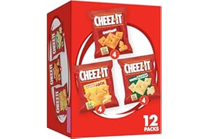 Cheez-It Cheese ers, Baked Snack ers, Office and Kids Snacks, Variety Pack, 12.1oz Box (12 Packs)