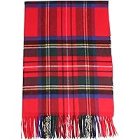 [ジョンストンズ] カシミヤ大判ストール 190cm×70cm (大判) チェック Cashmere Tartans Stole WA56 WA000056 タータンチェック マフラー 大判ストール レディース JST-WA56B [並行輸入品]