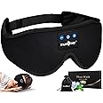 MUSICOZY Sleep Headphones Bluetooth Wireless Sleeping Eye Mask, Office Travel Unisex Gifts Men Women Who Have Everything Top 