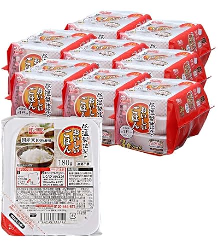 Amazon | アイリスオーヤマ パックご飯 低温製法米のおいしいごはん