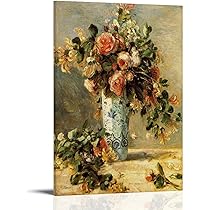 ピエール＝オーギュスト・ルノワール、【ブーランジェール】 Grand bouquet of flowers, 1885/1890 | ピエール＝オーギュスト
