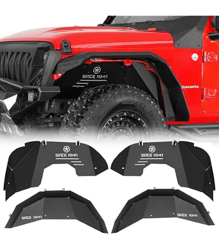 Amazon.co.jp: Hooke Road Wrangler JL フロント&リア フラット