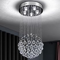 Amazon.co.jp : シャンデリアled照明器具モダンラグジュアリー