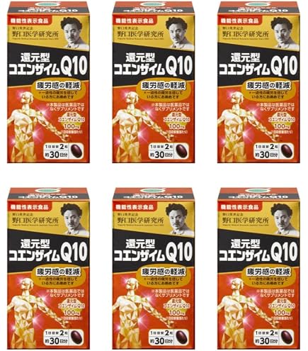 Amazon | 野口医学研究所 還元型コエンザイムQ10 60錠 機能性表示食品 【4本セット】野口医学研究所 還元型コエンザイムQ10