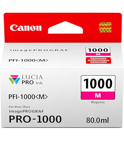 Canonプリンター　PRO-1000 用インク PFI-1000 15個 Amazon.co.jp: Canon PFI-1000 純正マゼンタインクタンク