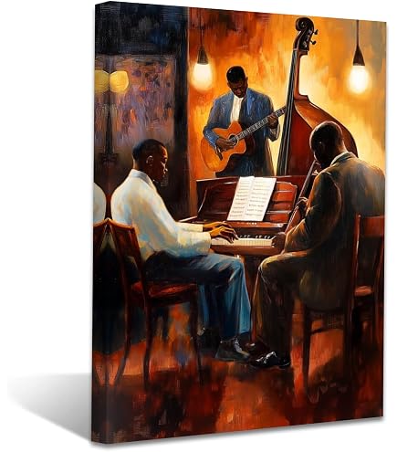 Amazon.co.jp: (27x39) Highlights of the Jazz Story Music Poster