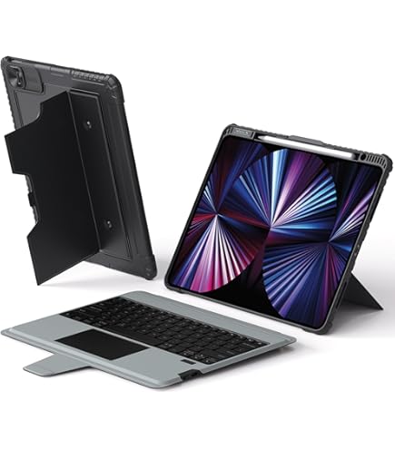 Amazon | iPad Pro 12.9 キーボード付きケース : 取り外し可能な