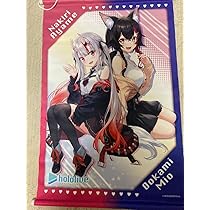 Amazon.co.jp: タペストリー 百鬼あやめ 大神ミオ モーリーオンライン 