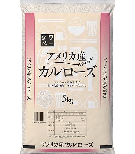 Amazon.co.jp: 無洗米 ラグランデファミリー カルローズ米 5kg : 食品