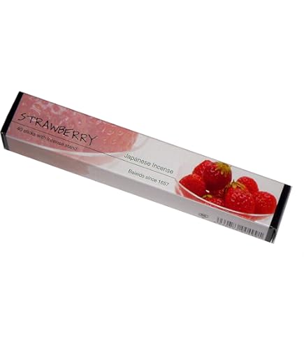 Amazon｜梅栄堂 一期香 3箱セット イチゴの香りのお線香｜線香