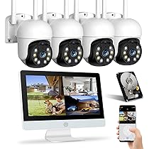 Amazon.co.jp: 【500万画素・360°全方位追尾 】防犯カメラ ワイヤレス