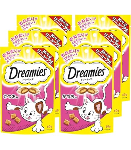 ドリーミーズかつお味５０個　フォロー・おまとめ割引済み マースジャパン ドリーミーズ かつお味 (60g) キャットフード 猫用