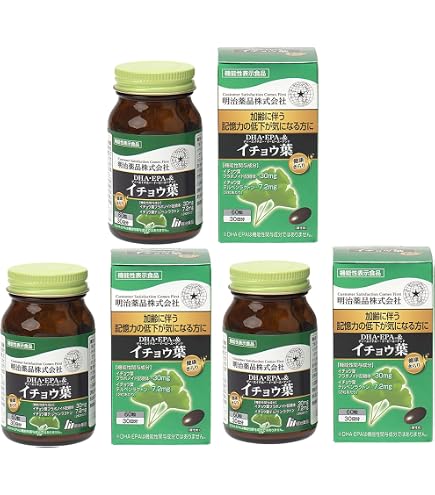 Amazon | 野口医学研究所 イチョウ葉＆DHA・EPA お徳な6個 