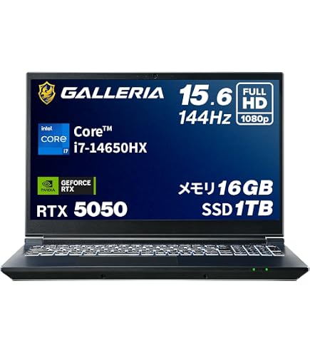 Amazon.co.jp: ガレリア クリエイターノートPC GALLERIA DL9R-IG-C4A