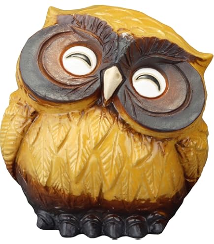 Amazon.co.jp: 信楽焼 首かしげ(5号, 粉引き)【fu-0132】 ふくろう 梟