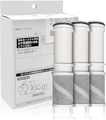 Amazon | PZS160-3交換用カートリッジ 浄水器内蔵水栓 対応KM6001EC