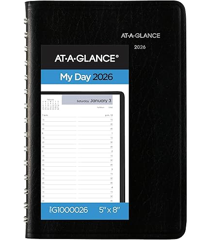 2026 Daily Planner With Times: One Page Per Day | Large Size 8.5 X 11 - View #11