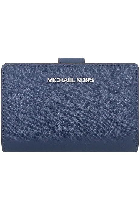 Amazon | [マイケルコース] 財布(二つ折り財布) 35F7GTVF2L ネイビー 