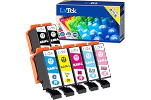 LxTek KAM-6CL-L 互換インクカートリッジ エプソン(Epson)用 KAM カメ インク 6色セット+黒1本(合計7本) 大容量 EP-881AW EP-881AB EP-882AW EP-882AB EP-883AW EP-883AB EP-884AW EP-884AB EP-884AR EP-885AB EP-885AR EP-886AW EP-886AB プリンターインク
