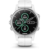 GARMIN(ガーミン) fenix 5s Plus Sapphire Black White 音楽再生機能 マルチスポーツ型GPSウォッチ サファイアレンズ【日本正規品】
