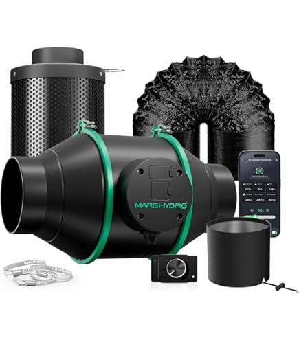 Amazon.co.jp: MARS HYDRO M6 はテント ファン、便利な APP/WiFi 制御