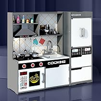 木製　子供用キッチンセット Amazon.co.jp: おままごと キッチンセット 子供の教育木製