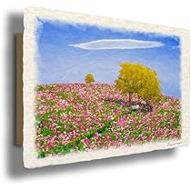 油絵 絵画 【コスモスの丘】