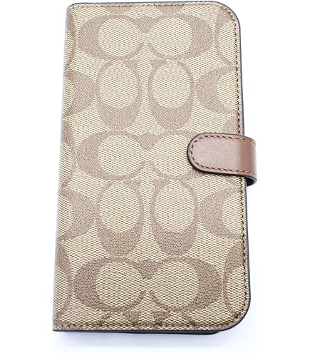 Amazon.co.jp: [Coach] iPhone 15 ケース 手帳型 Folio Case