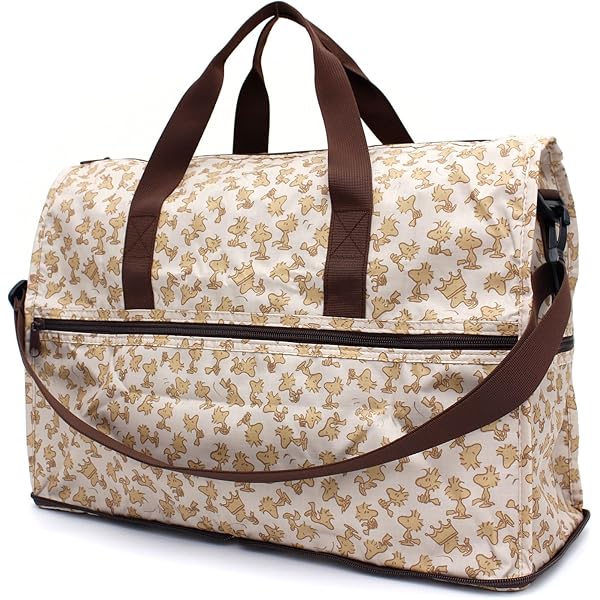 Amazon | スヌーピー[旅行かばん]折りたたみボストンバッグ/SUNDAY