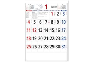 新日本カレンダー 2026年 カレンダー 壁掛け 星座入文字月表 年表付 NK180