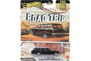 ホットウィール(Hot Wheels) カーカルチャー ロードトリップ '64 シェビー ノヴァ ステーション ワゴン ミニカー 3歳から JKF39 | 1:64スケール・Road Trip・'64 Chevy Nova Station Wagon