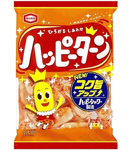 Amazon.co.jp: 亀田製菓 ハッピーターン 108g : 食品・飲料・お酒