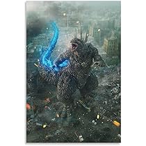 ゴジラ　ミニポスター　コンプリート　飾り台（自作）つき ゴジラ ミニポスター コンプリート 飾り台（自作）つき ゴジラ