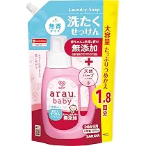 Amazon.co.jp: arau.（アラウ）アラウ.ベビー 洗たくせっけん 無香
