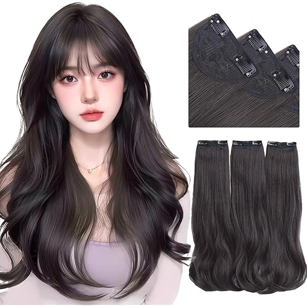 Amazon.co.jp: VEVE&MIKI エクステ ワンタッチエクステ 3枚