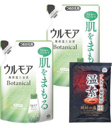 Amazon | ウルモア 高保湿入浴液 クリーミーローズの香り 詰め替え