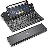 Geyes 折りたたみ式Bluetoothキーボード 折りたたみ式ワイヤレスキーボード ポータブルポケットサイズ アルミ合金ハウジング iPad/iPhone/Androidデバイス/Windowsタブレット/ノートパソコン/スマートフォン用
