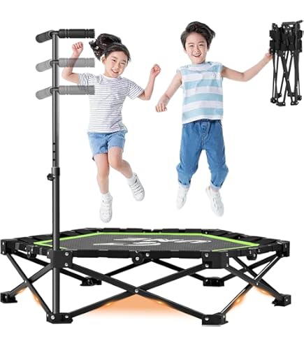 Amazon | LEJUMP トランポリン 室内 直径102cm 子供用 折りたたみ式