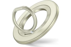 【令和超强磁力】Syncwire 両面マグネット MagSafe リング - スマホリング 超强磁力 360度回転 マグセーフ リング マグネット バンカーリング 超強力 薄型 角度調節可能 簡単着脱 iPhone 15 Pro/15 Pro Max